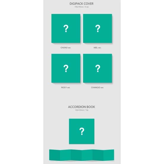 TEEN TOP '4SHO' (DIGIPACK ver.) Random Ver white