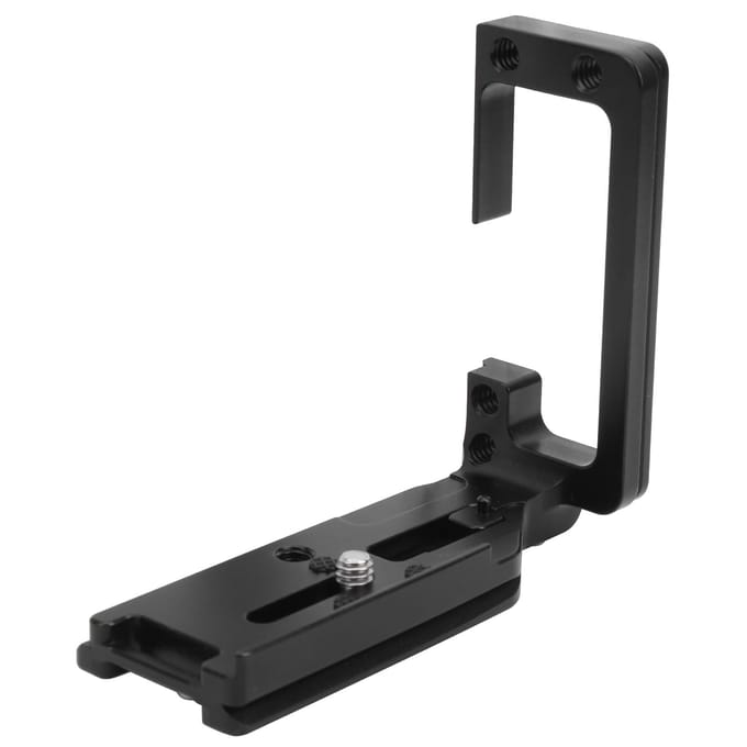 Spiegelloze Camera Handgreep L Verticale Opname Snelkoppelingsplaat voor Canon EOS R5 R6 white