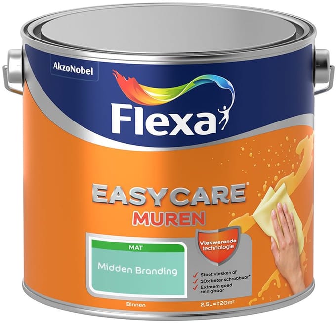 Flexa - Easycare Muren - Midden Branding - Mengverf - 2,5 L