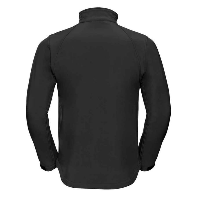 Russell Effen Soft Shell Jas Heren (Zwart)