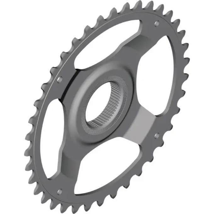 Dek met dubbele kettingkast Shimano FC-E6100 /SM-CRE61