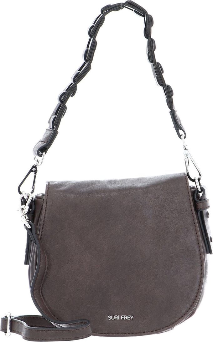 SURI FREY Handtas Schoudertas Luzy Flap Pocket Brown Bruine