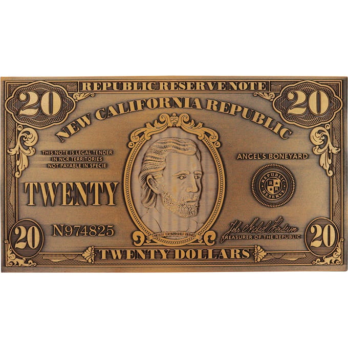 Fallout New Vegas Replica NCR $20 Bill
