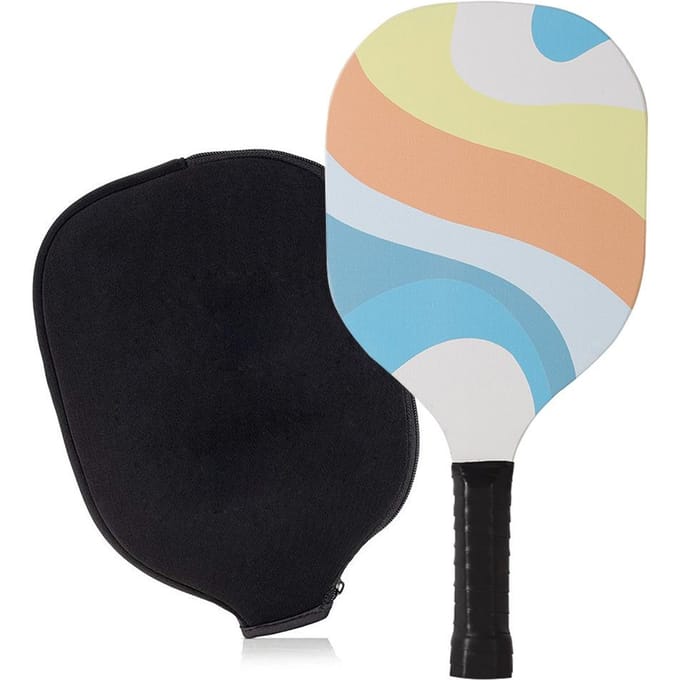 Houten Piek Racket Populier Piek Racket Houten Racket Strandrackets 1cm Dik beige