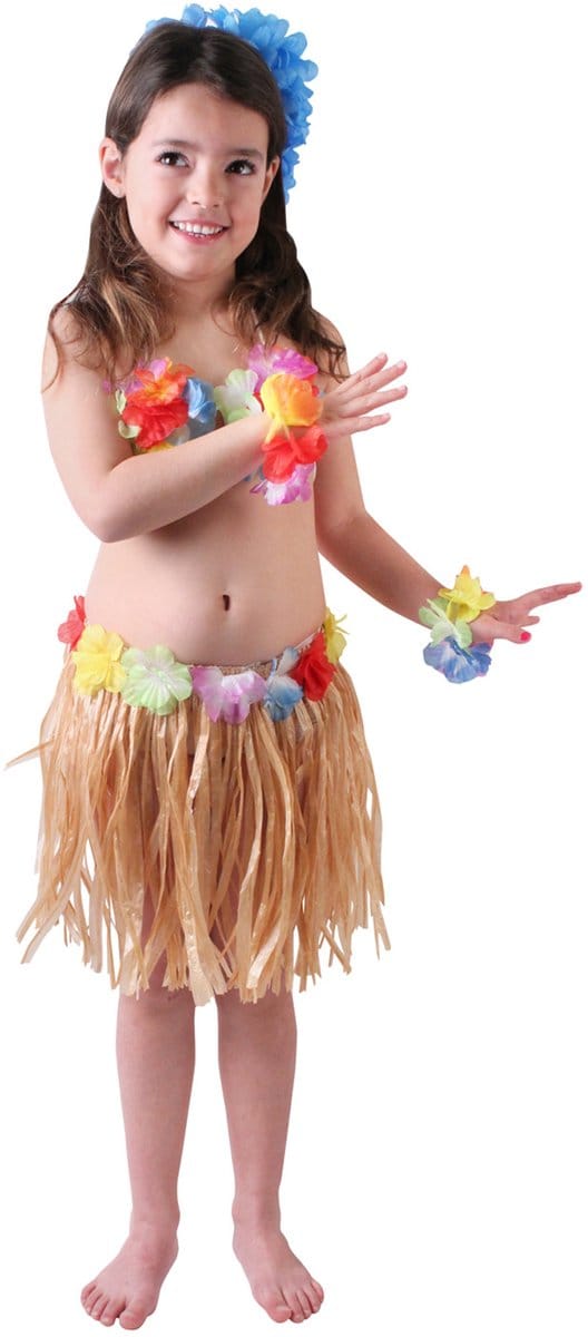 Meisjes hawaii kostuum - Verkleedkleding