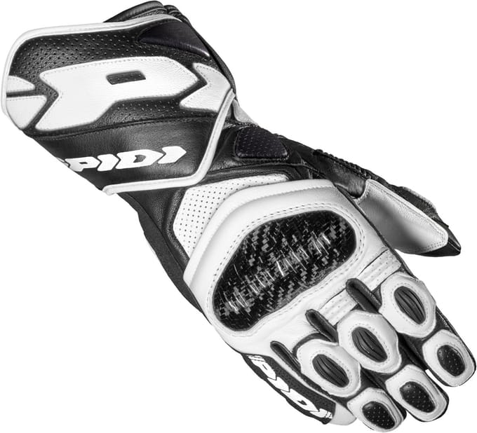 Spidi Carbo 7 Zwart Wit - Handschoen