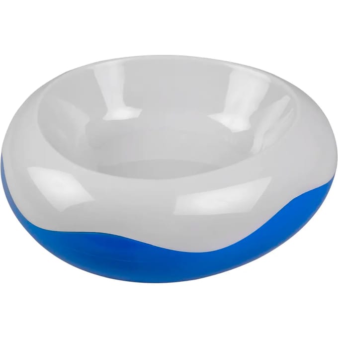 Duvoplus - Voerbak - Hond - Koelkom 1500ml - L - Ã˜29cm Wit/blauw - 1st