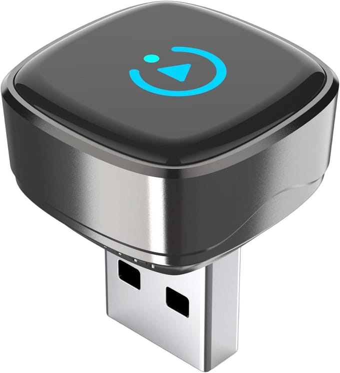 Draadloze Auto Adapter - Carplay Dongle - Streamen In Auto - Snelle Koppeling - Compact Formaat - Zwart