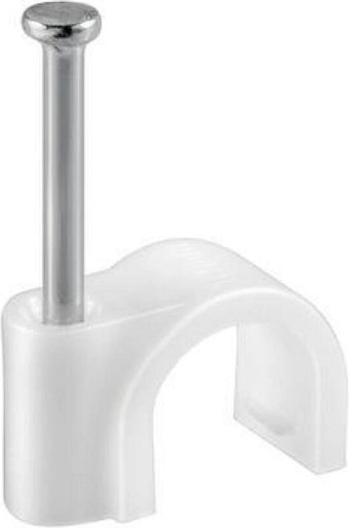 Kopp Spijkerclips grijs – 10-14mm (10 st.)