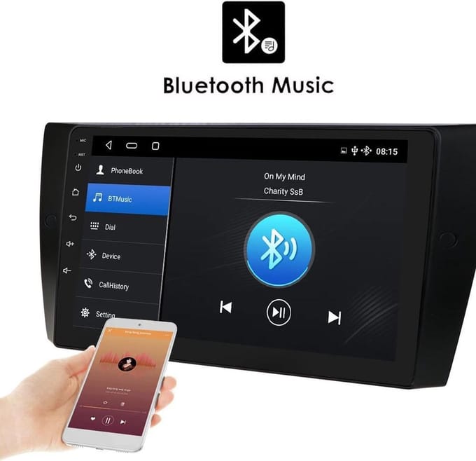 Geschikt voor BMW 3 series E90 E91 E92 E93 2006-2012 Android 14 navigatie en multimediasysteem Bluetooth USB WiFi 2+32GB