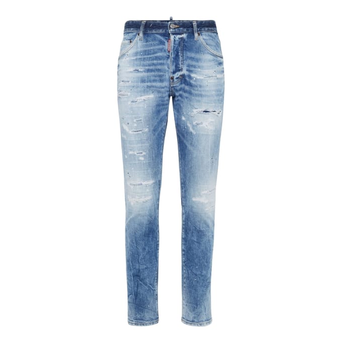 Dsquared2 Light Scarface Wash Cool Guy Jeans Marineblauw