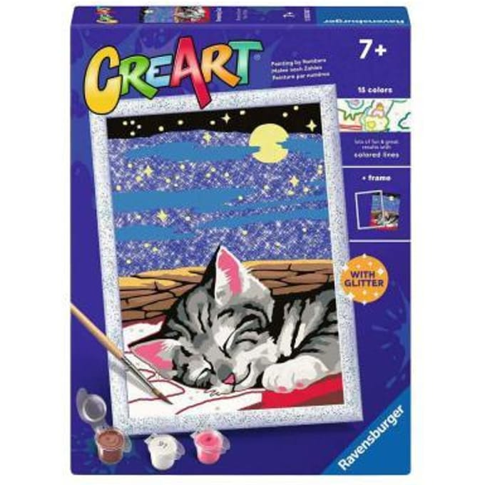 Ravensburger – CreArt: Dreaming Cats – Schilderen op Nummer