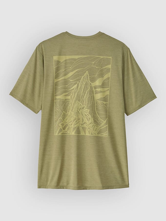 Patagonia Cap Cool Daily - Cloud Crag T-Shirt groen