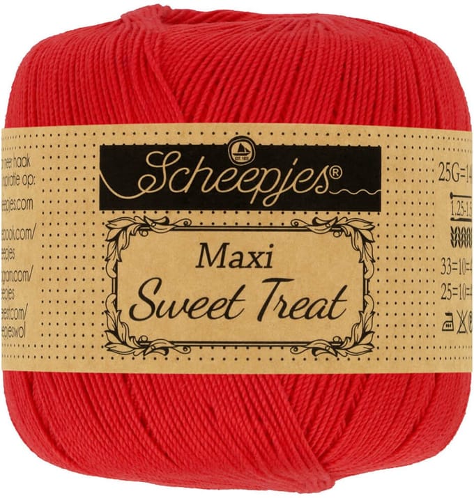 Scheepjes Maxi Sweet Treat - 115 Hot Red