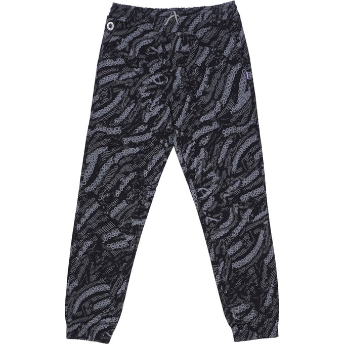 Lange heren deco joggingbroek zwart