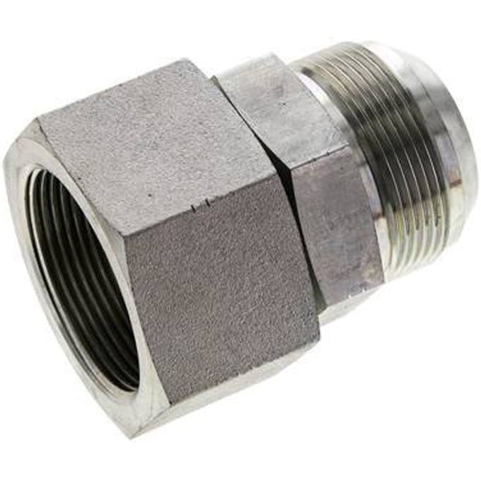 JIC  Nippel UN 1-7/8''-12 Buitendraad X Binnendraad Staal 105bar