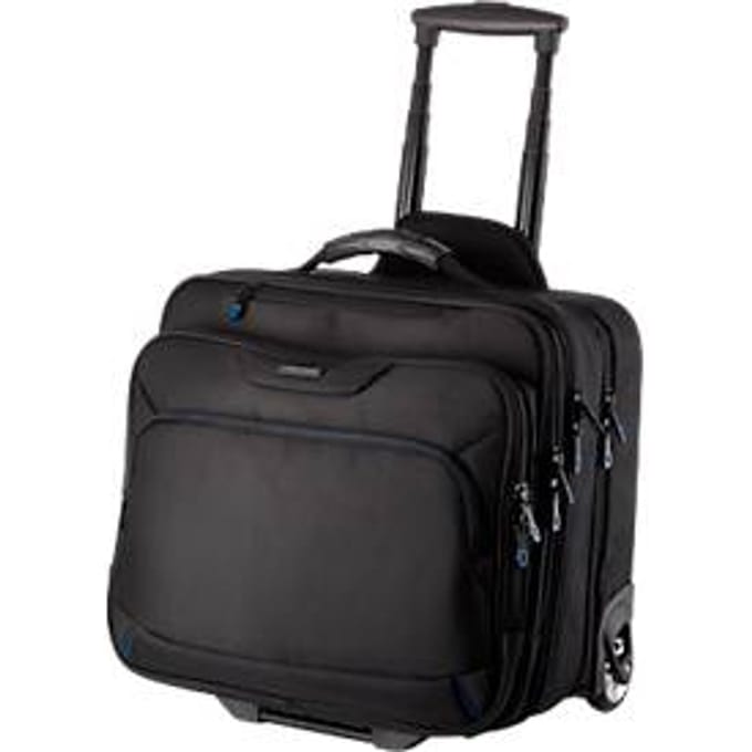 LIGHTPAK Trolley BRAVO 2 Executive Line, met draaggreep en wielen, nylon, zwart