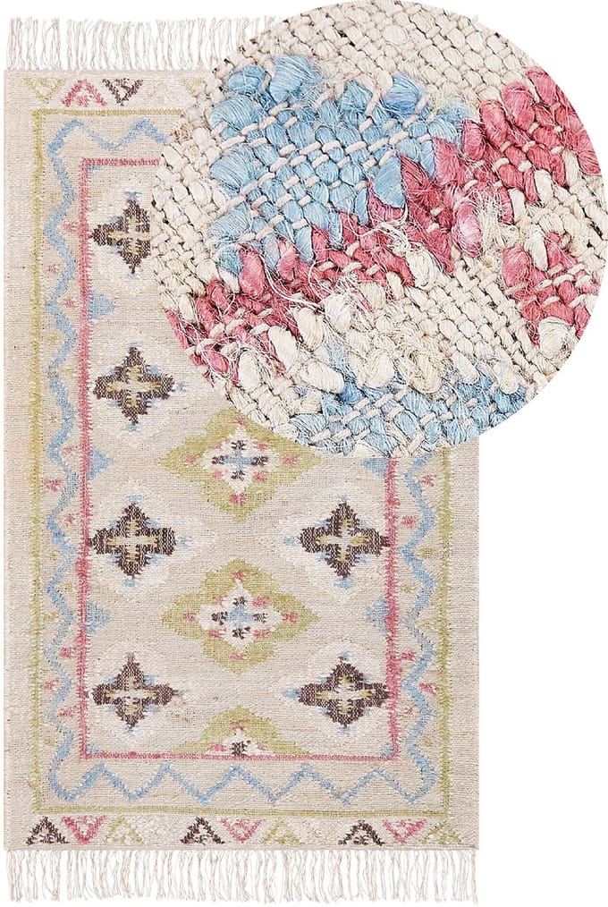 TERKOS - Jute vloerkleed - Multicolor - 80 x 150 cm - Jute