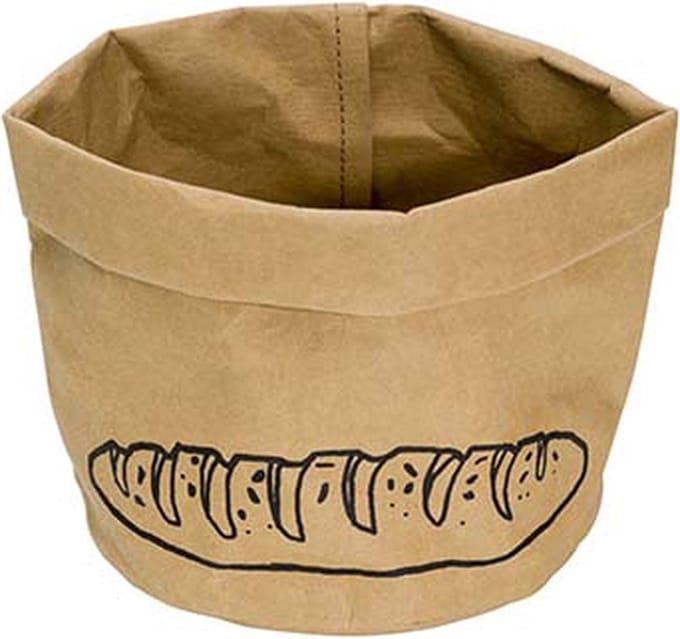 Cosy & Trendy Broodmandje Tekst Bread 12x21cm