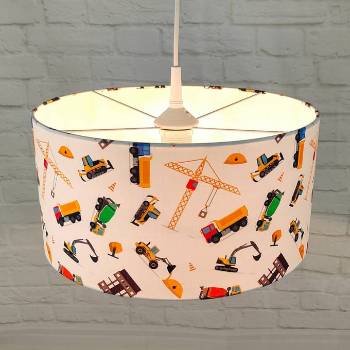 Niermann Standby Hanglamp Baustelle met stoffen kap