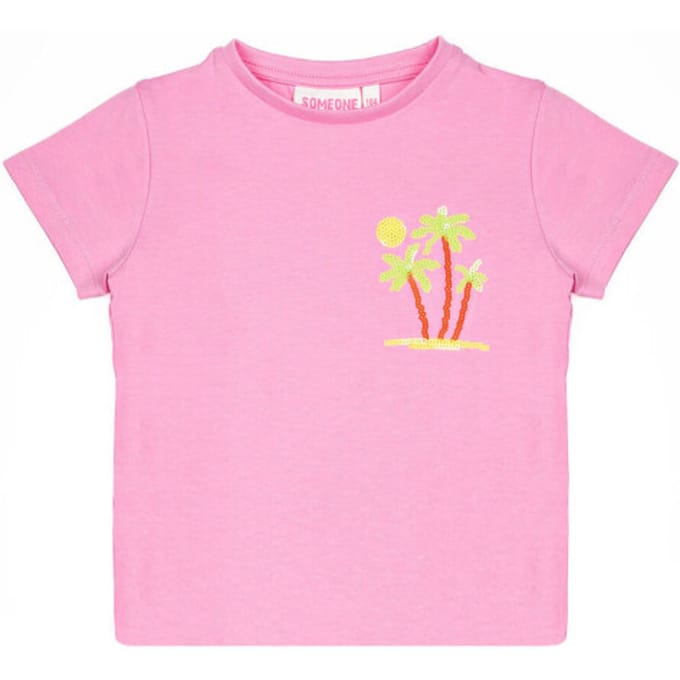 Someone FARO-SG-02-B Meisjes T-shirt - PINK