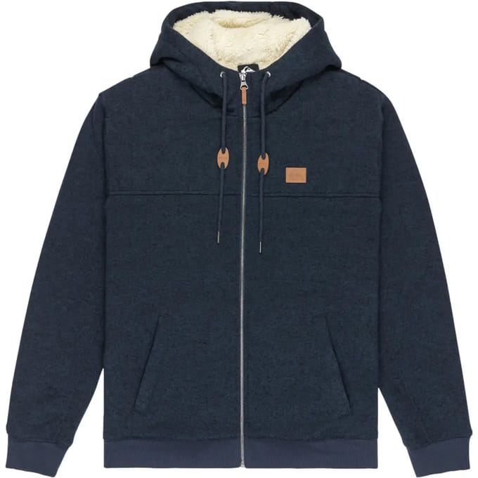 Quiksilver Cypress Keller Sweatshirt Met Rits Blauw S Man