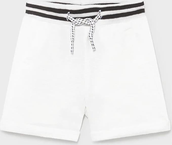 Mayoral fleece short maat 1/2 mnd wit