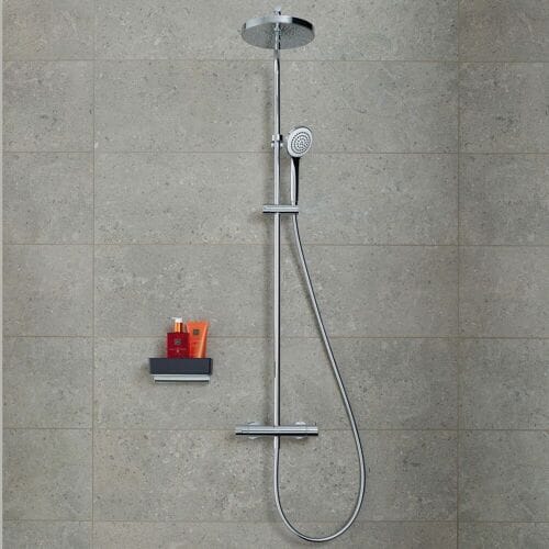 Duravit B.2 Shower System with shower thermostat B24280008010