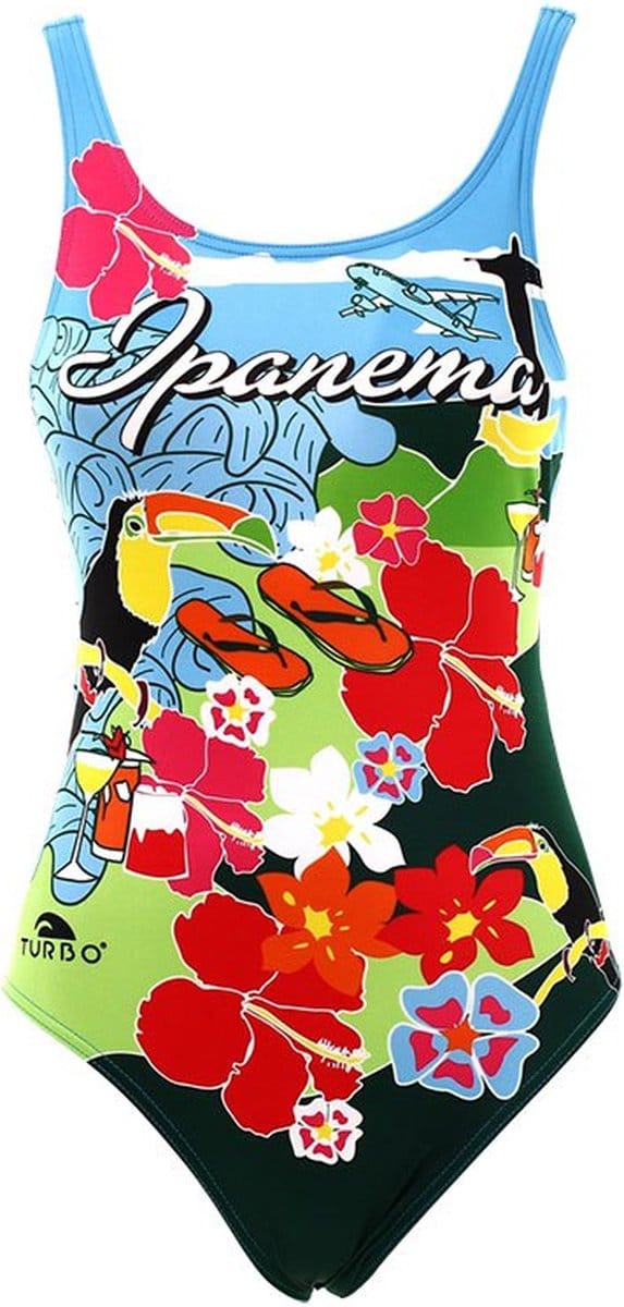 Turbo Ipannema Pro Resist Zwemkleding Blauw L Vrouw