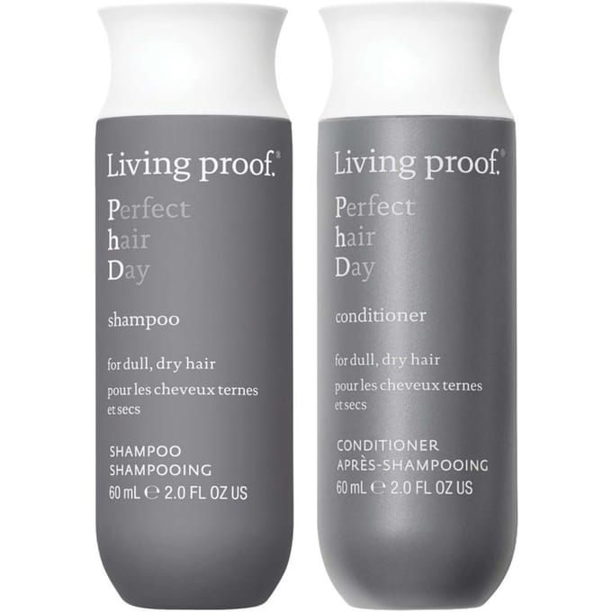 Living Proof Perfect hair Day Shampoo and Conditioner Travel Size Bundle for Hydration, Softness and Shine