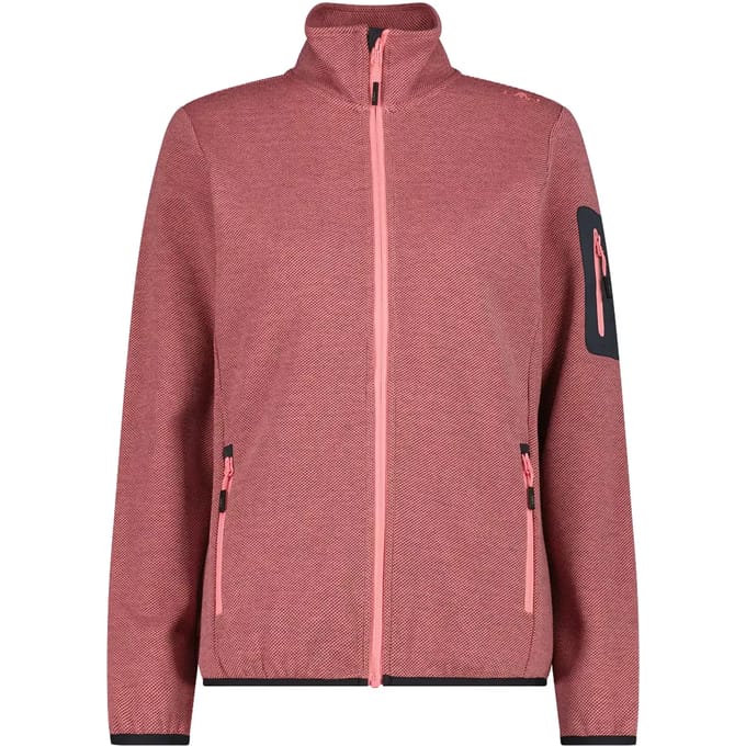 Damesfleece met rits CMP Knit-Tech