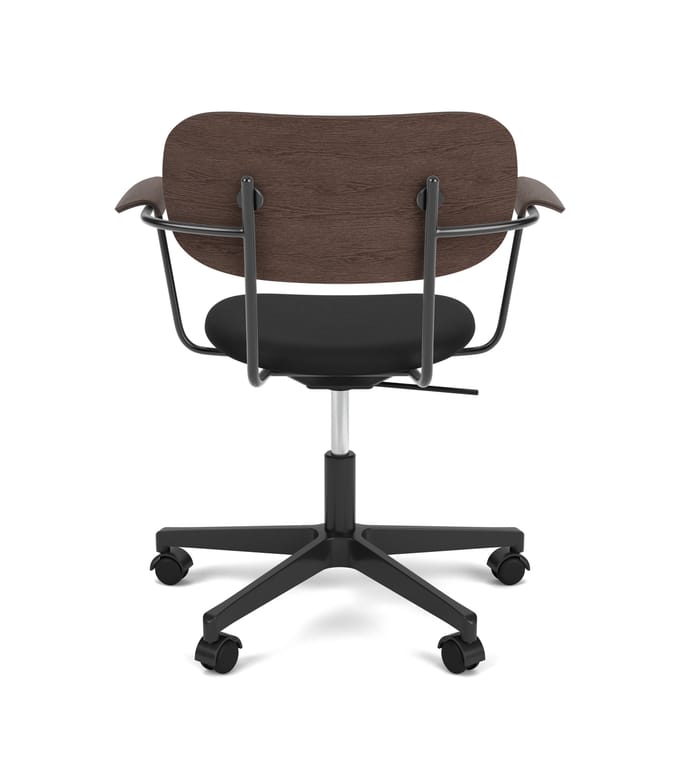 Audo Co Task Chair met armleuningen Zitkussen - sierra 1001 black