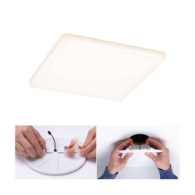 Paulmann 93061 EB Panel Veluna VariFit LED-inbouwlamp 17 W Satijn