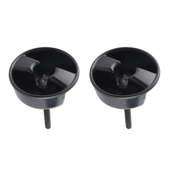 Bouton de serrage à vis pour montage de hardtop 1CJ57DX9 Remplacement du bouton de serrage de panneau supérieur pour JK 2007‑2018 black