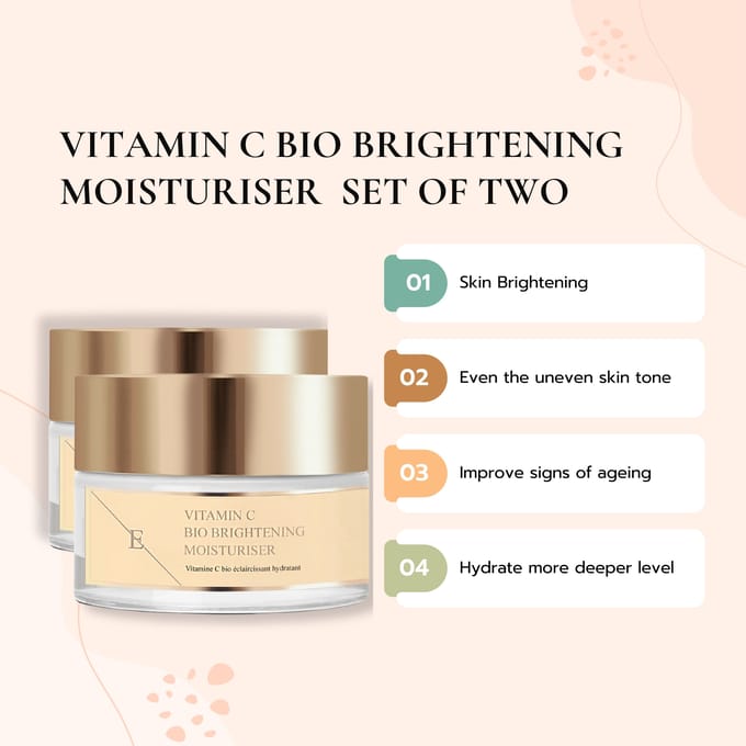 2x Vitamine C Bio Brightening Moisturiser 50ml