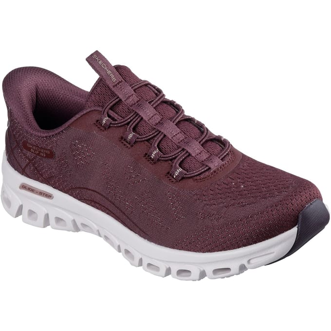 Skechers Glide-Step Elevate Amaze Textiel Dames Bordeaux Sneakers
