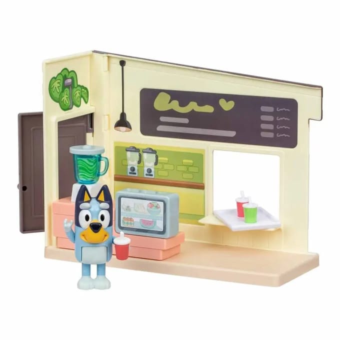 Beeldje Moose Bluey Juice Shop