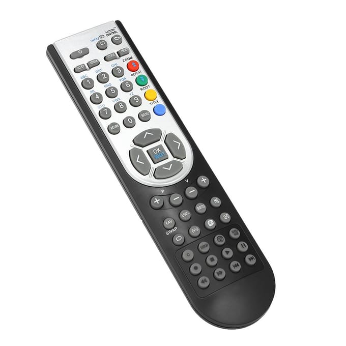Télécommande RC1900 pour OKI HITACHI ALBA CELCUS LUXOR GRUNDIG SHARP JMB TELEFUNKEN BUSH TECHWOOD blue