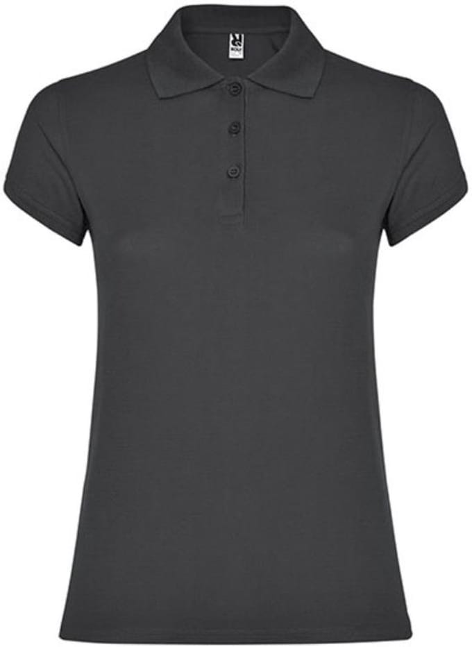 Roly - Star Dames Polo - Dark Lead 46 maat M