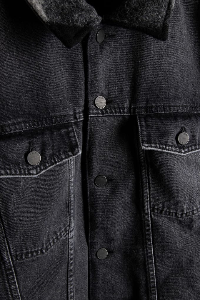 IRO Paris Arloy Outerwear Stone Grey Größe: L | Jeansjacken Outlet | Herren | Grau