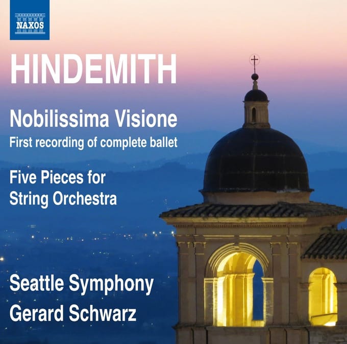 Seattle Symphony Orchestra, Gerard Schwarz - Hindemith: Nobilissima Visione (Complete Ballet), Five Pieces (CD)