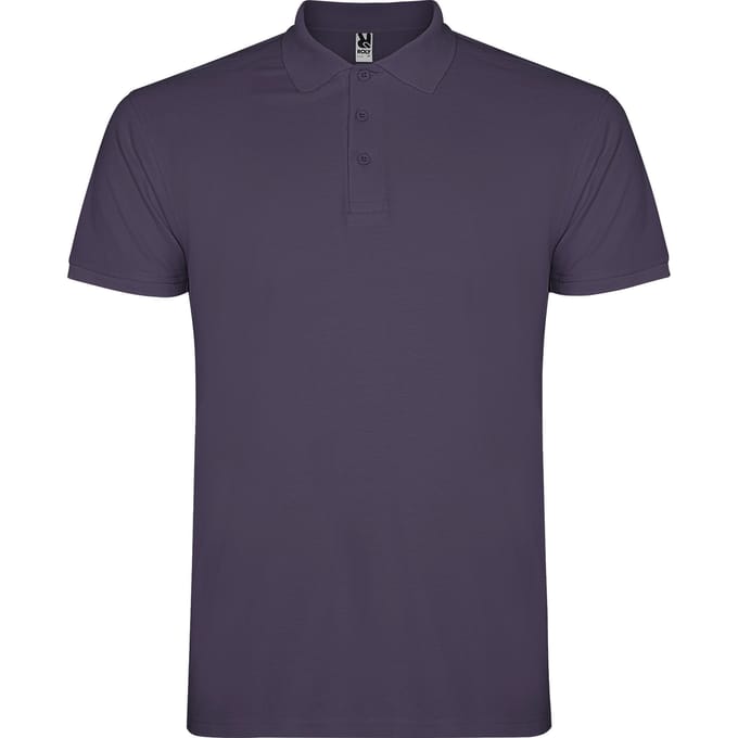 Roly Heren Ster Poloshirt (Lila)