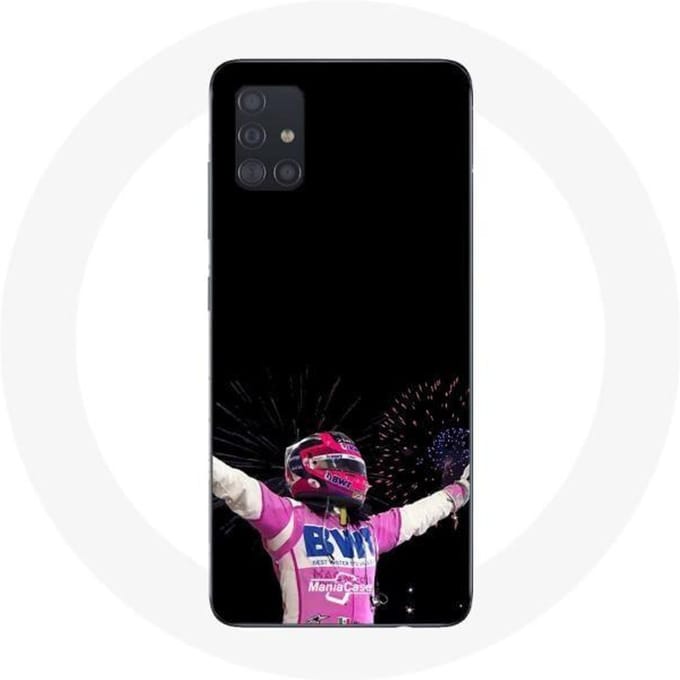 Coque Samsung Galaxy A51 Formule 1 Sergio Pérez Mendoza gagné la course