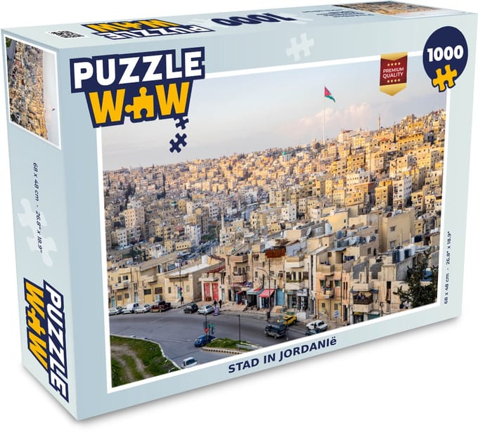 Puzzel Stad in Jordanië - Legpuzzel - Puzzel 1000 stukjes volwassenen