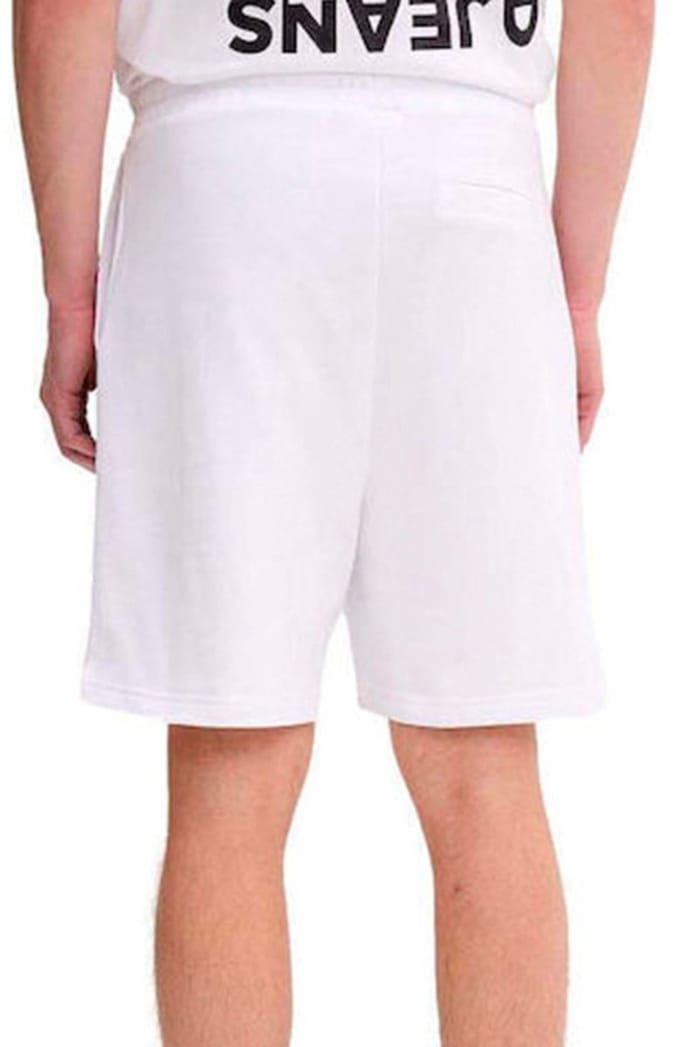 Karl Lagerfeld Jeans Text Logo Korte Sportbroek Wit M Man