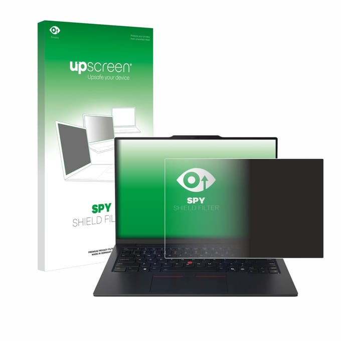 upscreen - privacyscherm voor Lenovo ThinkPad X1 Carbon Gen 13 14" Aura Edition - privacy filter screenfilter Blauwlichtfilter