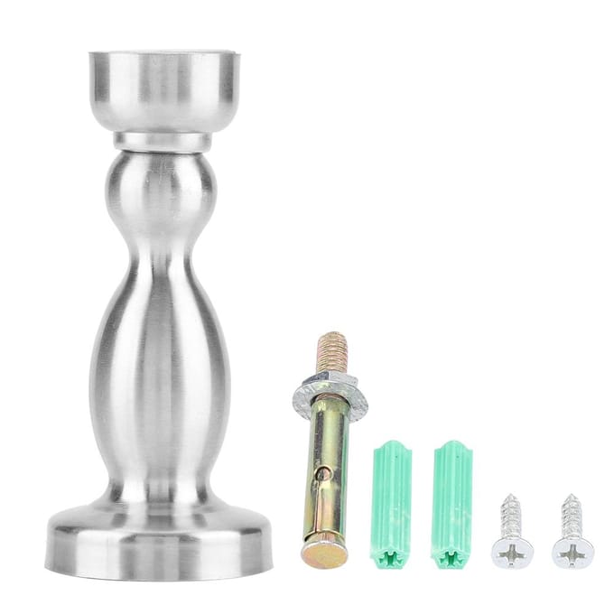 1 Pièce Acier Inoxydable Aimant Puissant Butée de Porte Support Anti-collision Épaissir Butoir de Porte