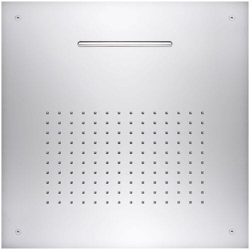 Herzbach LIVING SPA rain shower Multifunction 2, recessed ceiling installation 50 x 50 cm 11.650200.2.01