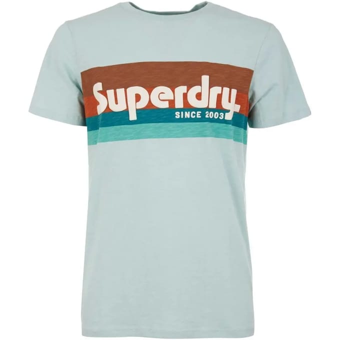 Superdry  T-shirt Korte Mouw LOGO TERRAIN