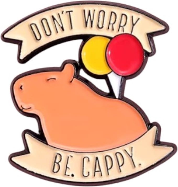 Pin Broche - enamel pin - kledingspeld - Be cappy